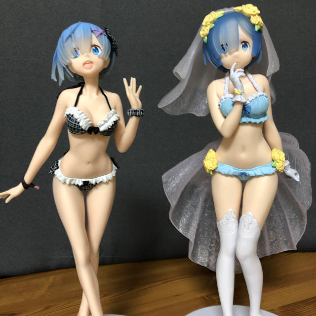 BANPRESTO(バンプレスト)の☆ REM 水着 set 🎀(りっちゃん様専用) エンタメ/ホビーのフィギュア(アニメ/ゲーム)の商品写真