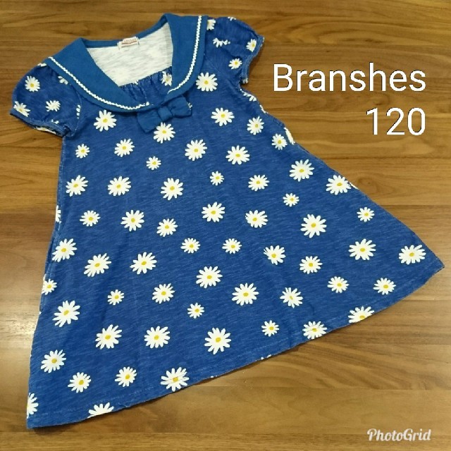 Branshes(ブランシェス)のワンピース 120 キッズ/ベビー/マタニティのキッズ服女の子用(90cm~)(ワンピース)の商品写真