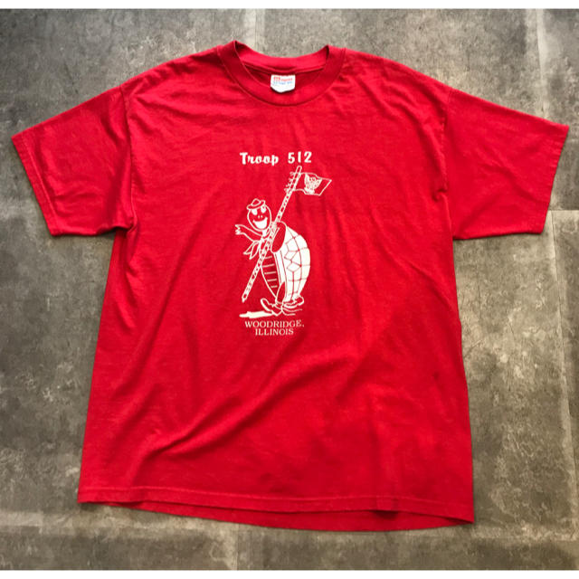 STANDARD CALIFORNIA(スタンダードカリフォルニア)の90年代 古着 ビンテージ Troop 512 Tシャツ ミリタリー USED メンズのトップス(Tシャツ/カットソー(半袖/袖なし))の商品写真