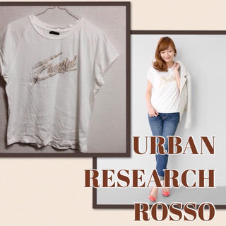 アーバンリサーチ(URBAN RESEARCH)のROSSO ロゴプリントTシャツ(Tシャツ(半袖/袖なし))