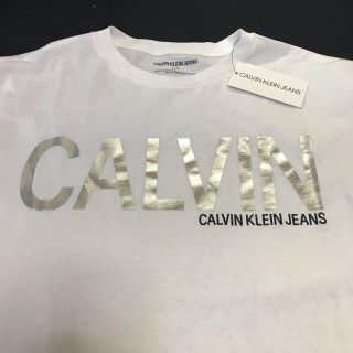 カルバンクライン(Calvin Klein)の新品LA限定 Calvin Klein Tシャツ L ホワイト カルバンクライン(Tシャツ/カットソー(半袖/袖なし))