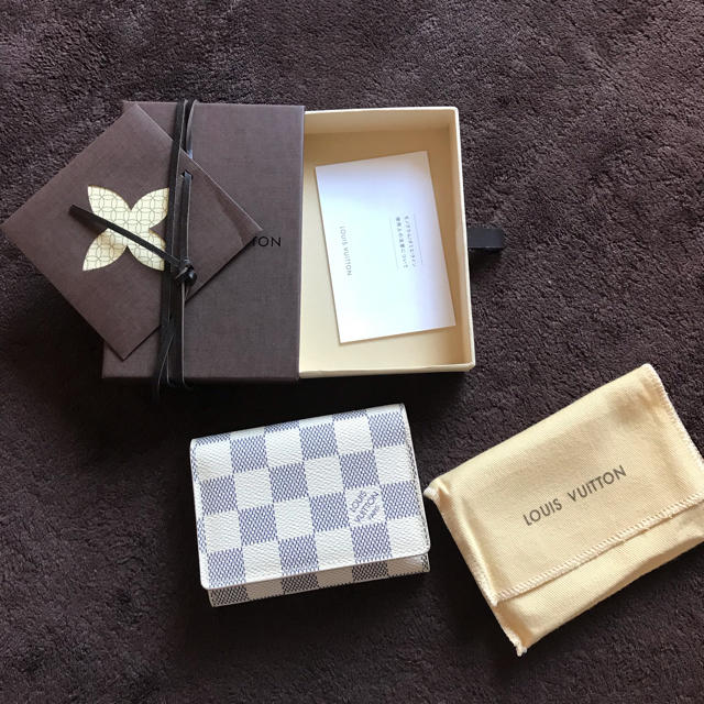 LOUIS VUITTON(ルイヴィトン)の新品 VUITTON ダミエ アズール カードケース レディースのファッション小物(名刺入れ/定期入れ)の商品写真