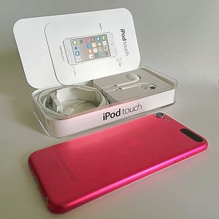 アイポッドタッチ(iPod touch)のiPod touch 6世代 16GB 美品 ピンク(ポータブルプレーヤー)