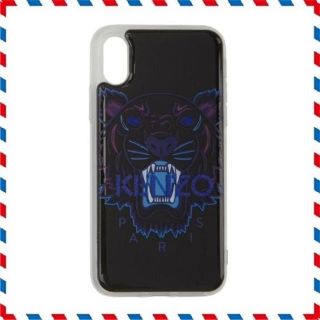 ケンゾー(KENZO)の★新品正規品 【KENZO】iPhoneXS/Xケース　ブラックブルー(iPhoneケース)