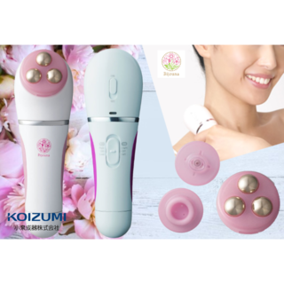 コイズミ(KOIZUMI)の新品未使用 Bijouna 吸引&フェイスローラー ピンク KBE-1900/P(フェイスケア/美顔器)
