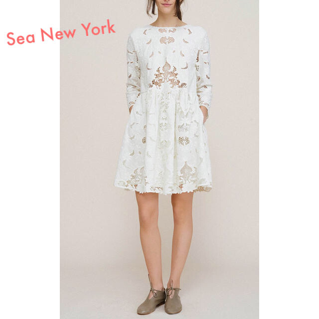 Stella McCartney(ステラマッカートニー)の早い者勝ち！ シー ニューヨーク Sea New York 総レース ワンピース レディースのワンピース(ひざ丈ワンピース)の商品写真