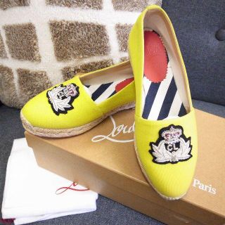 クリスチャンルブタン(Christian Louboutin)の☆正規品☆ルブタン　エスパドリーユ　スリッポン　靴　クラウン　バッグ　財布　小物(スリッポン/モカシン)