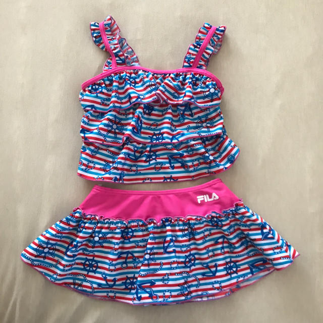 FILA(フィラ)のFILA 水着 110 キッズ/ベビー/マタニティのキッズ服女の子用(90cm~)(水着)の商品写真