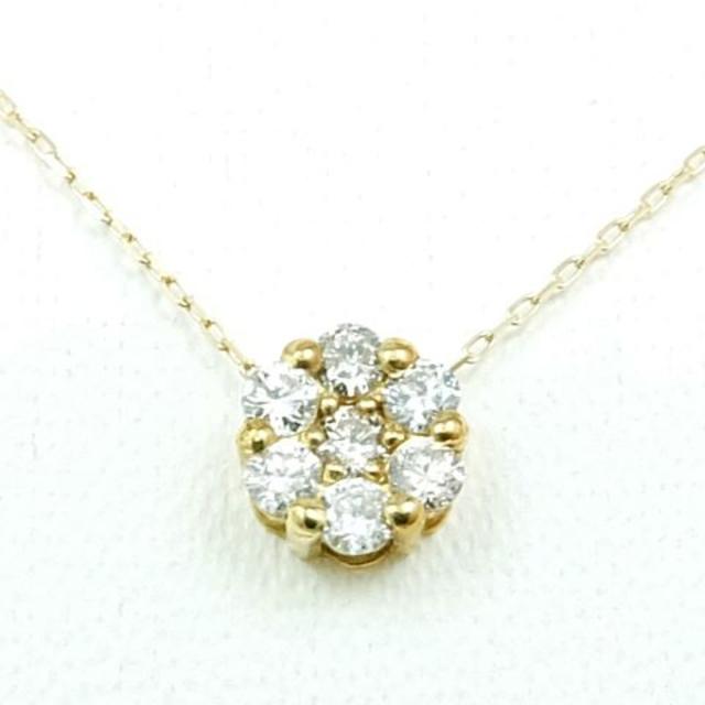 K18YG 天然ダイヤモンド・プチネックレス(新品)の通販 by マーガレット shop｜ラクマ