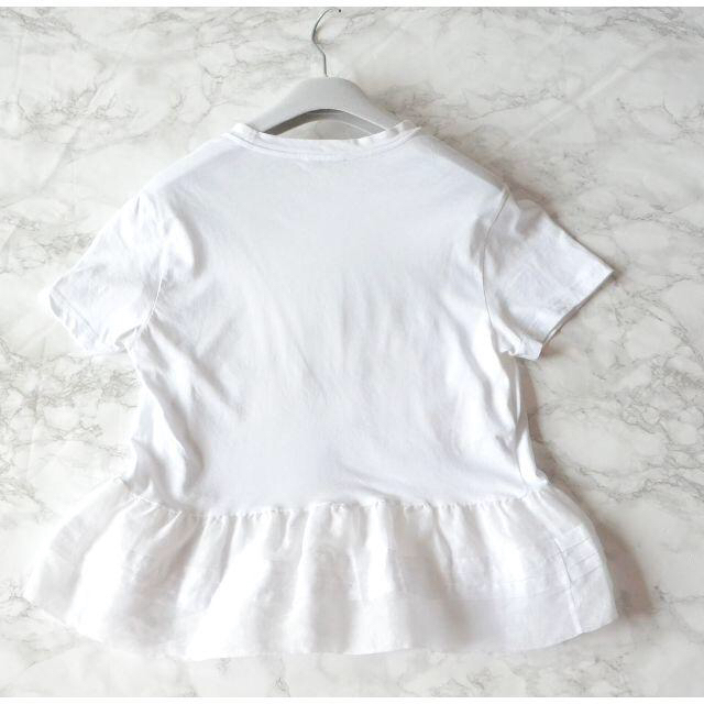 miumiu(ミュウミュウ)のmiumiu ミュウミュウ ♪ 白 ぺプラム Tシャツ レディースのトップス(Tシャツ(半袖/袖なし))の商品写真