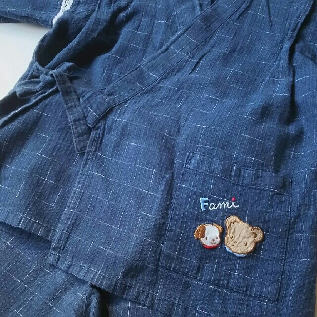 familiar(ファミリア)のファミリー 甚平 90 キッズ/ベビー/マタニティのキッズ服男の子用(90cm~)(甚平/浴衣)の商品写真