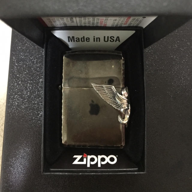 ZIPPO(ジッポー)のSHIN様専用 RWストーンオニキスBKミラージッポ メンズのファッション小物(タバコグッズ)の商品写真