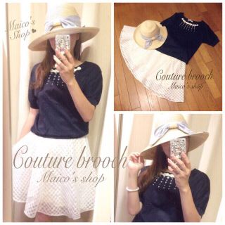 アナトリエ(anatelier)の新品♡Couturebroochトップス(カットソー(半袖/袖なし))