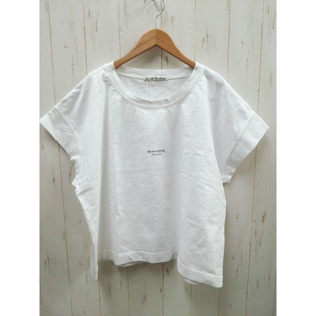 ACNE(アクネ)の新品 Acne アクネストゥディオズ Tシャツ 白 レディースのトップス(Tシャツ(半袖/袖なし))の商品写真