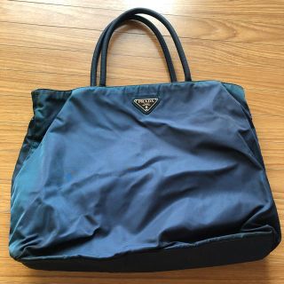 プラダ(PRADA)のPRADA プラダ バック ネイビー 中古 (トートバッグ)