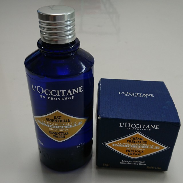 L'OCCITANEイモータルフェースウォーター(化粧水)&プレシューズクリーム