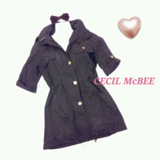 セシルマクビー(CECIL McBEE)の薄手パーカー★コットン★セシル美品着用画(パーカー)