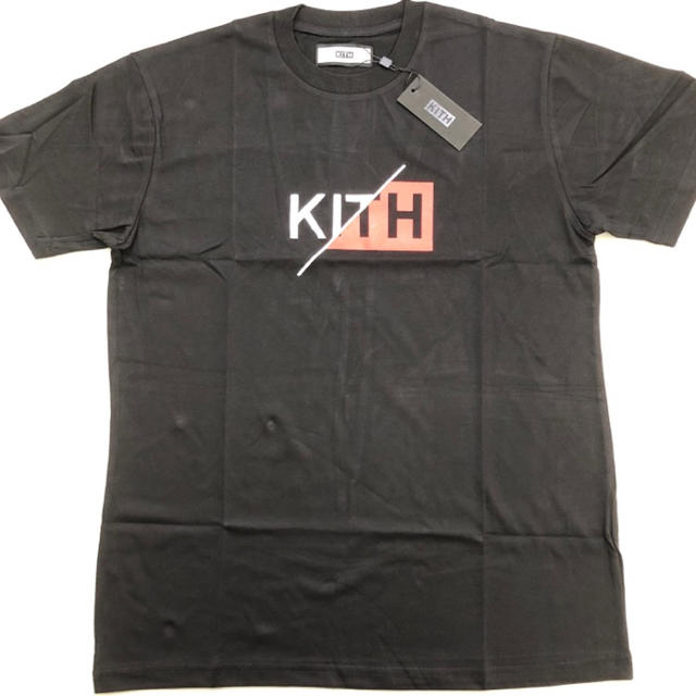 サイズ KITH（キス）SLASH BOXLOGO Tシャツ★ブラック / サイズMの通販 by W.U.M.F.'s shop｜ラクマ サイズ