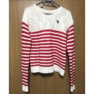 アバクロンビーアンドフィッチ(Abercrombie&Fitch)の【値下げ】アバクロンビー&フィッチ ボーダーニット(ニット/セーター)