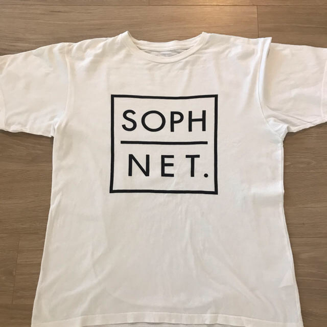 SOPH(ソフ)のsoph  黒ロゴ白Tシャツ L メンズのトップス(Tシャツ/カットソー(半袖/袖なし))の商品写真