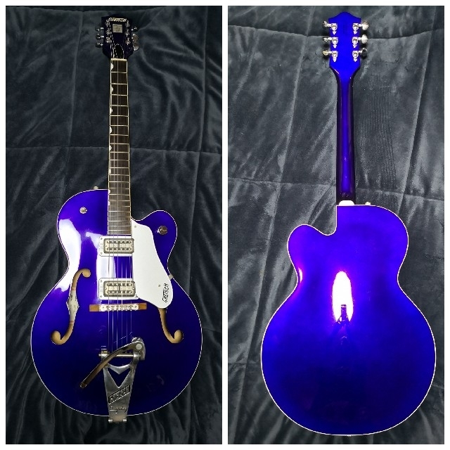 珍しい  GRETSCH　6120sh　hot Purple rod エレキギター