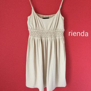 リエンダ(rienda)のrienda ミニワンピース(ミニワンピース)