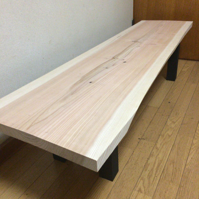 W150サイズ 天然 一枚板ダイニングテーブル