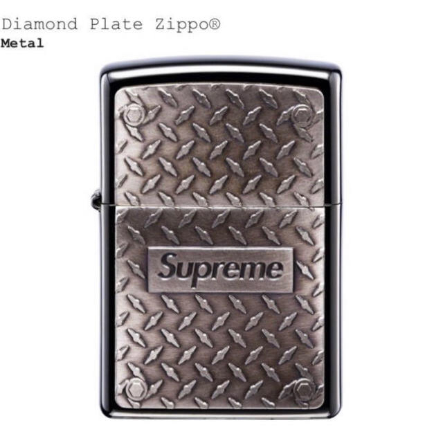その他Supreme 19ss diamond plate Zippo