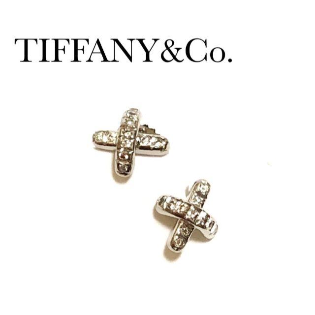 Tiffany & Co. - ティファニー ダイヤ pt950 クロスステッチ ピアス の通販 by デイジー ⁂フォロワー様5%OFF