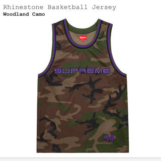 シュプリーム(Supreme)のRhinestone Basketball Jersey(タンクトップ)