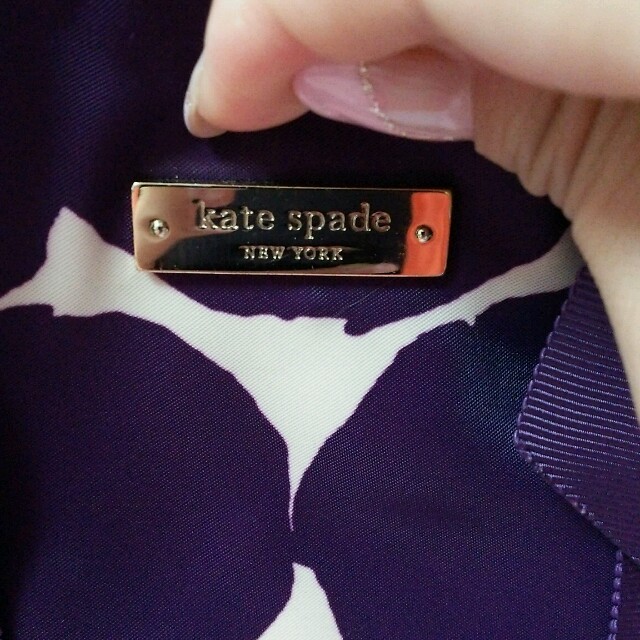kate spade new york(ケイトスペードニューヨーク)のケイト・スペード❤バッグ❤ダークパープル レディースのバッグ(トートバッグ)の商品写真