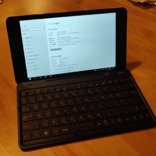 エイスース(ASUS)のT90CHI Windows10 タブレット キーボード付(タブレット)