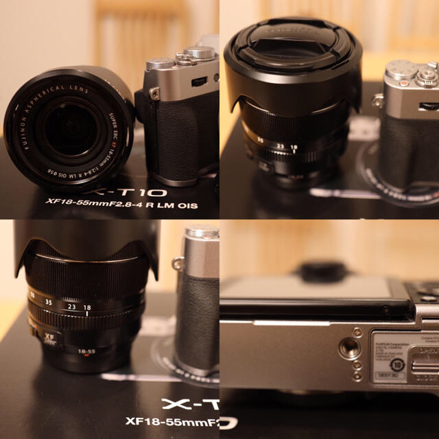 富士フイルム(フジフイルム)の富士フイルム ミラーレス一眼 X-T10レンズキット18-55mm シルバー スマホ/家電/カメラのカメラ(ミラーレス一眼)の商品写真