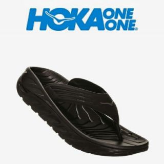 ホカオネオネ リカバリーサンダル 黒 26.0cm hokaoneone(サンダル)