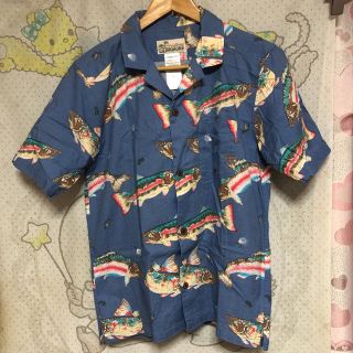 パタゴニア(patagonia)のpatagonia pataloha アロハシャツ  トラウト ニジマス柄 美品(シャツ)