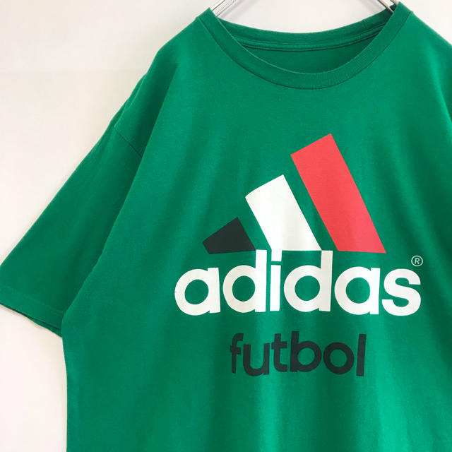 adidas アディダス Tシャツ futbol フットボール ビッグ ロゴ