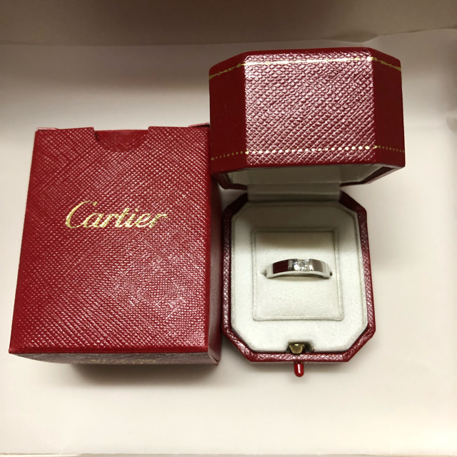 Cartier(カルティエ)のCartier カルティエ タンク リング ダイヤモンド レディースのアクセサリー(リング(指輪))の商品写真