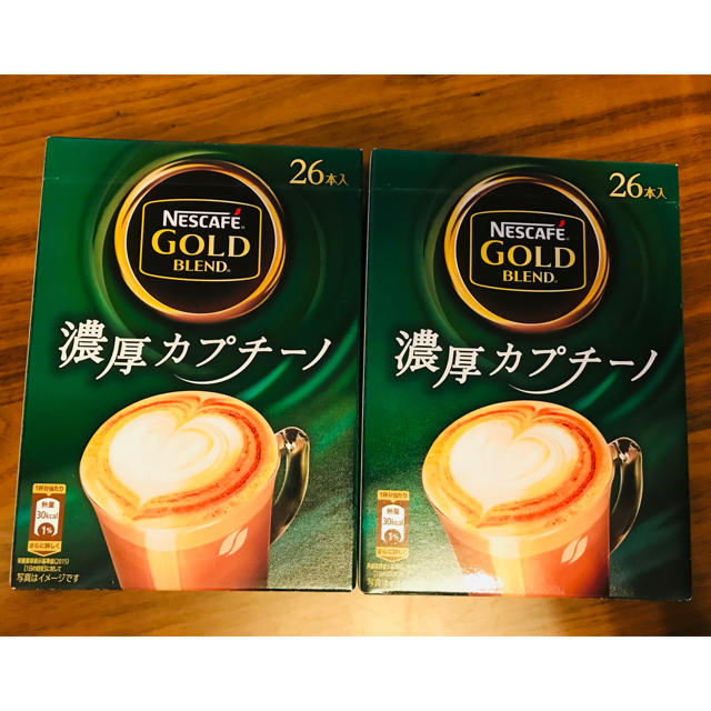 Nestle(ネスレ)のネスカフェ ゴールドブレンド 濃厚カプチーノ2箱セット 食品/飲料/酒の飲料(コーヒー)の商品写真