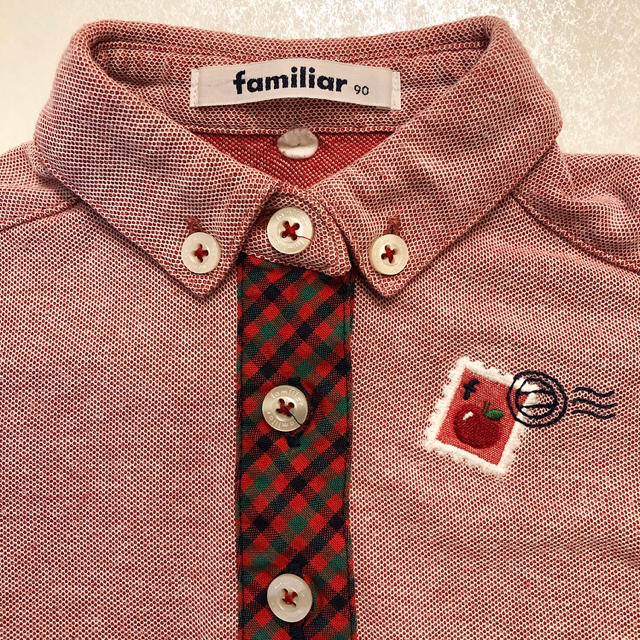 familiar(ファミリア)のfamiliarポロシャツワンピース キッズ/ベビー/マタニティのキッズ服女の子用(90cm~)(ワンピース)の商品写真