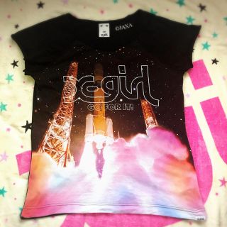 エックスガール(X-girl)のX-girl (エックスガール) JAXA コラボ Tシャツ(Tシャツ(半袖/袖なし))