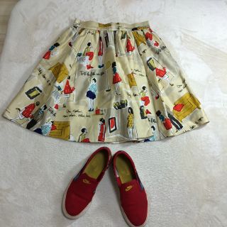 ケイトスペードニューヨーク(kate spade new york)のkate spade♡フレアスカート(ひざ丈スカート)