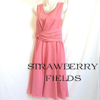 ストロベリーフィールズ(STRAWBERRY-FIELDS)の【新品】ストロベリーフィールズグレース　セミ　ロング　ドレス　ワンピ(ロングワンピース/マキシワンピース)