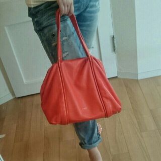 フルラ(Furla)のFURLA♡オレンジバッグ(ハンドバッグ)