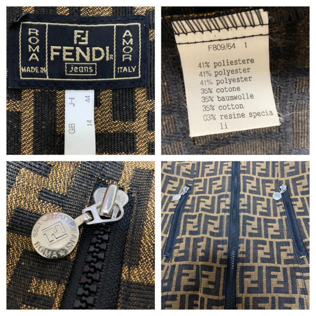 FENDI(フェンディ)のFENDI☆ズッカ総柄ワンピース レディースのワンピース(ひざ丈ワンピース)の商品写真