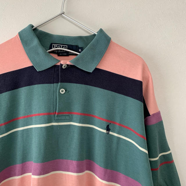 Ralph Lauren(ラルフローレン)の古着 90s  POLO Ralph Lauren  USA製 半袖ポロシャツ メンズのトップス(ポロシャツ)の商品写真