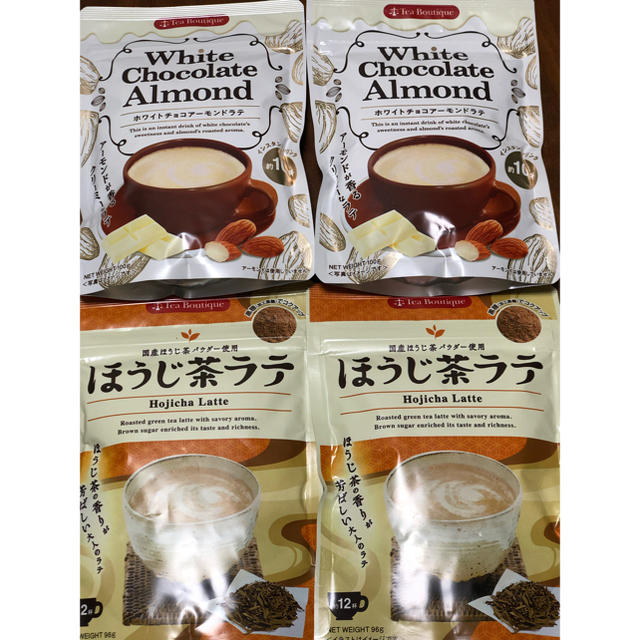 ほうじ茶ラテとホワイトチョコラテセット 食品/飲料/酒の食品(菓子/デザート)の商品写真