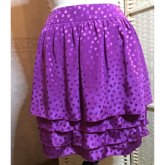 ANNA SUI(アナスイ)のアナスイ、4段フリルミニスカート レディースのスカート(ミニスカート)の商品写真