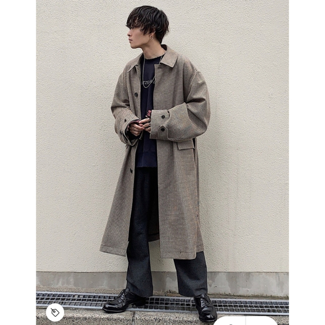 stein OVERSIZED INVESTIGATED COAT BLACK