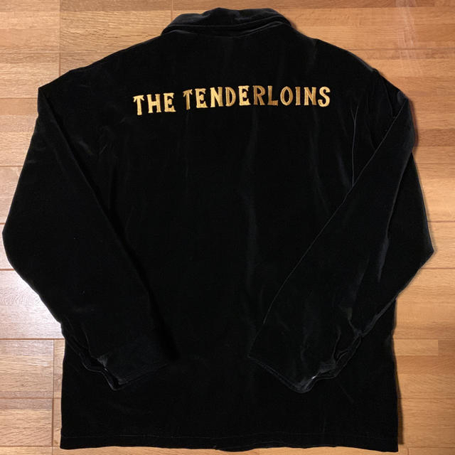 TENDERLOIN(テンダーロイン)のTENDERLOIN  スーベニア ジャケット 黒 M ベロア メンズのジャケット/アウター(スカジャン)の商品写真