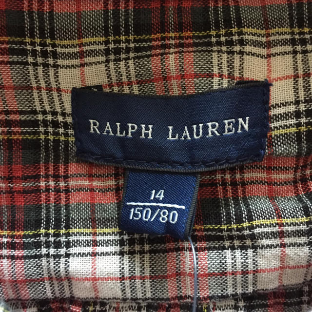 Ralph Lauren(ラルフローレン)の新品タグ付き  ラルフローレン  キッズ  シャツ キッズ/ベビー/マタニティのキッズ服女の子用(90cm~)(ブラウス)の商品写真